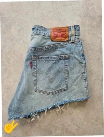 Short Levi's 501 W28 FR38 Bleu Femme Women SHO161b