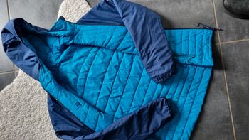 Blouson réversible bleu Salomon Drifter XS sport randonnée ski  trail