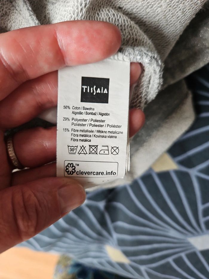 Short gris pailleté 10 ans tissaia - photo numéro 5