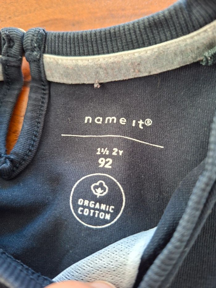 Lot 24 mois gilet zippée, t-shirt manches longues et jeans - photo numéro 3