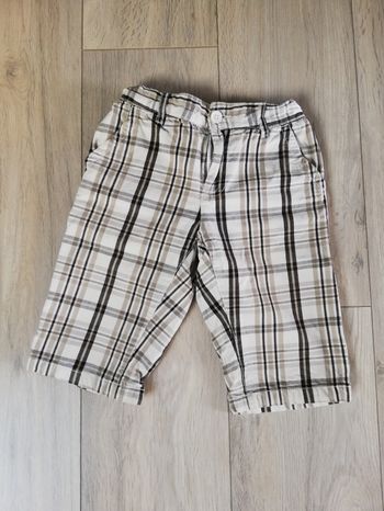 8 ans short bermuda à carreaux