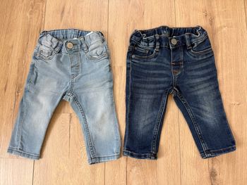 Lot de 2 jeans 4/6M
