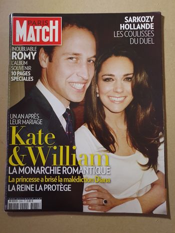 Paris match Kate william 2012 magazine