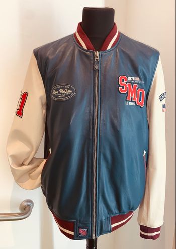 Blouson cuir d’agneau Steve Mc Queen Mainpol