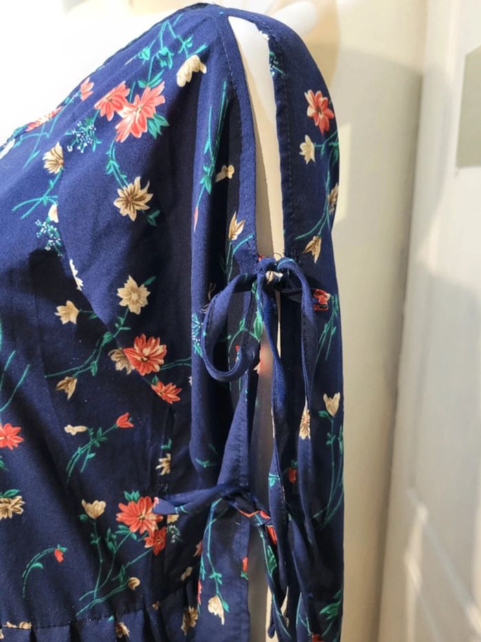 Robe fleurie manches ouvertes - photo numéro 5
