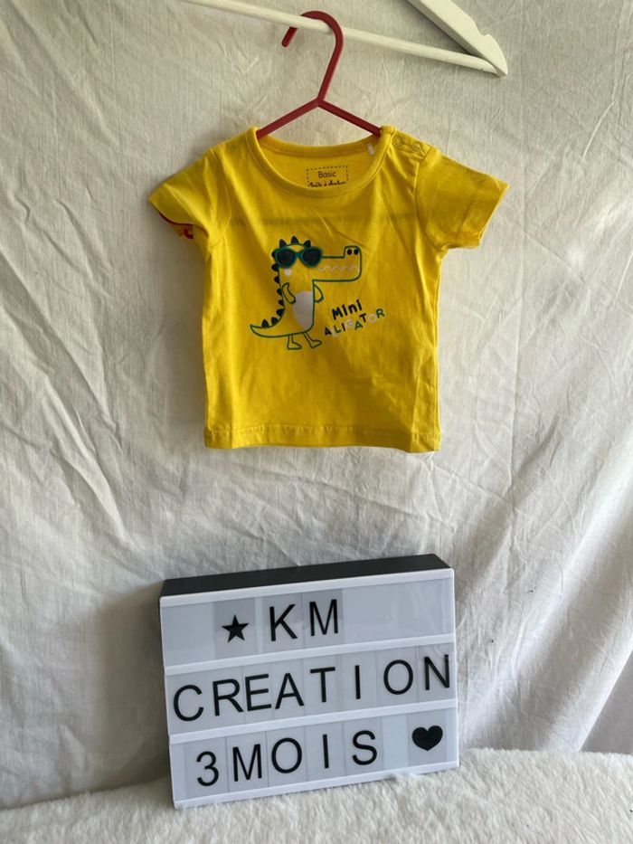 T-shirt 3 mois boîte à malices