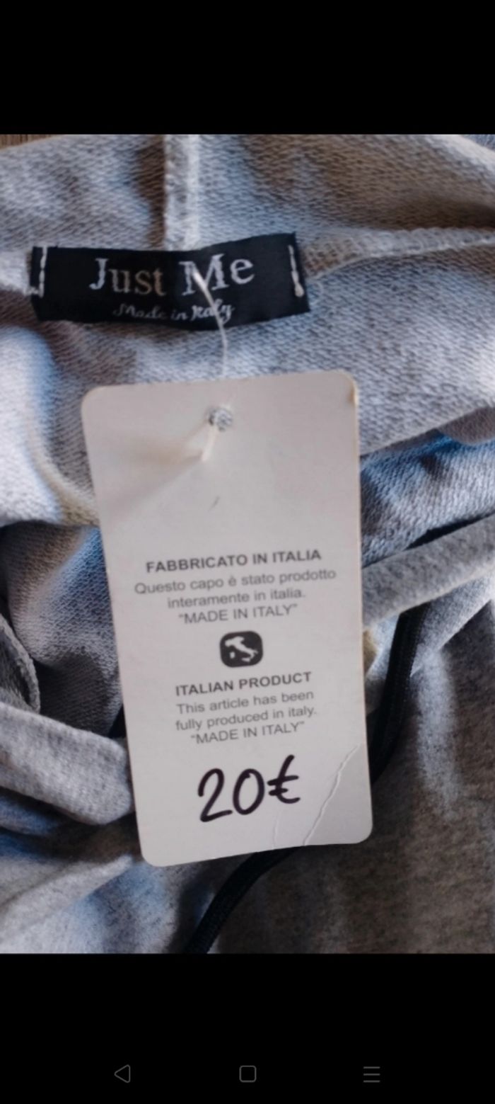 Pull avec capuche neuf Made In Italy - photo numéro 7