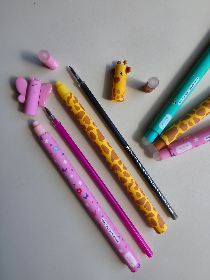 Lot de 3 stylos animaux kawaii type legami - photo numéro 6