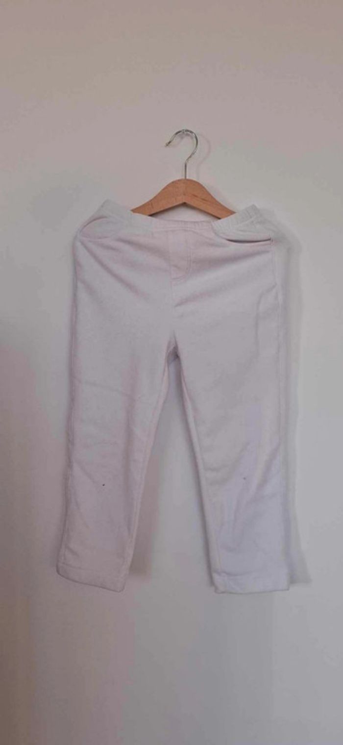 Sous-tenue 2 pièces de ski en polaire blanc – Poivre Blanc – 4 ans – très bon état proche du neuf Valeur magasin 140€❄️ - photo numéro 6