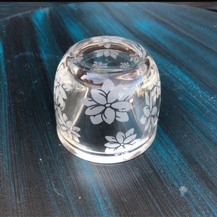 Bougeoir Partylite fleurs - photo numéro 3