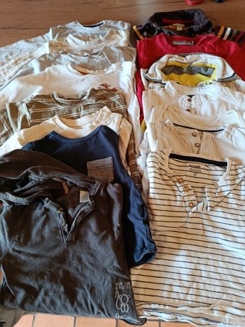 Lot manches longues 12 mois de