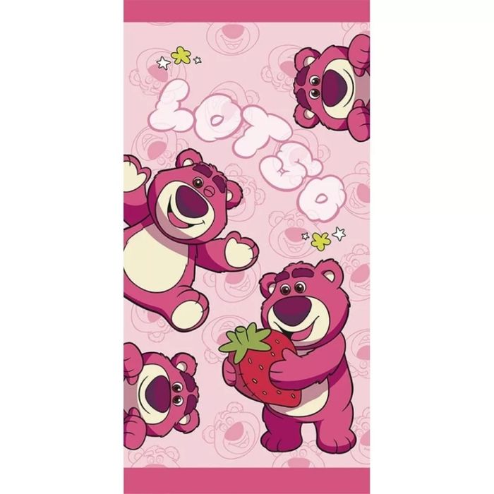 Serviette plage Lotso Disney, 70x140, neuf - photo numéro 1