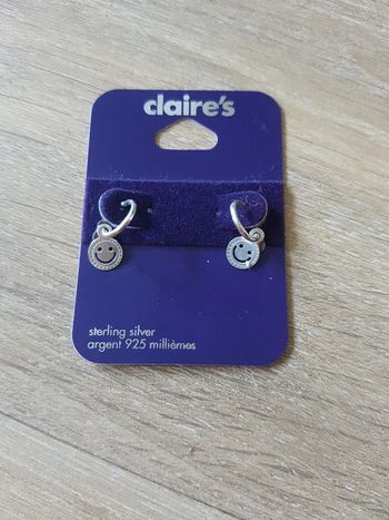 Boucles d'oreilles argent