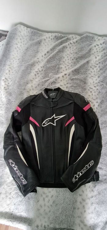 Blouson en cuir moto femme