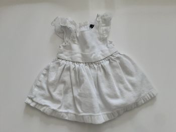 Robe blanche Kiabi  1 mois