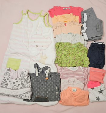 Lot de 16 vêtements bébé fille 3 mois