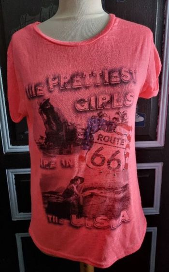 T-shirt rose fluo Creeks