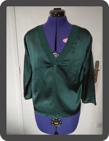 Blouse verte foncée
