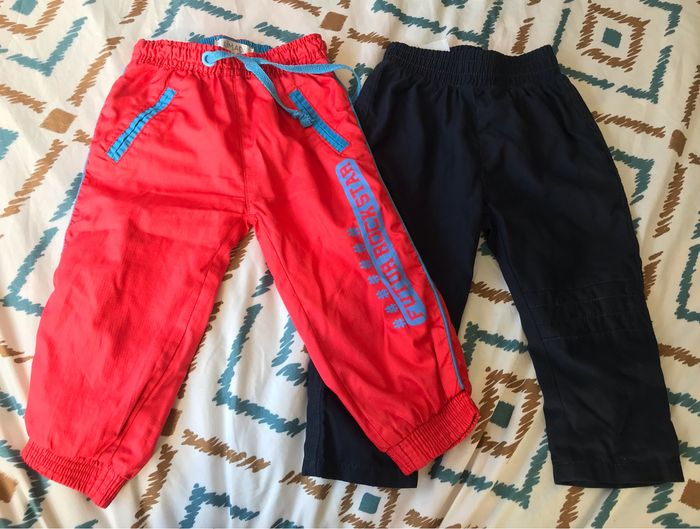 Lot 2 pantalons jogging