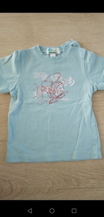 T shirt MC garçon 12mois