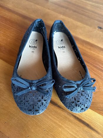 Ballerines gemo kids 32 légères ajourées  avec noeud