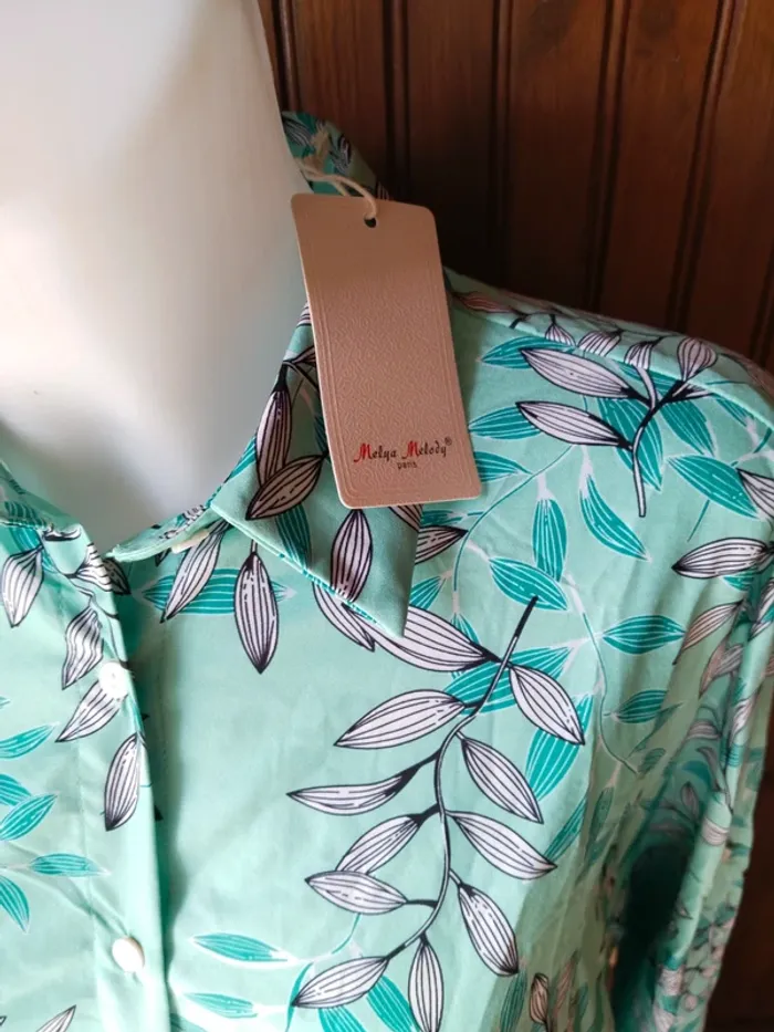 Magnifique blouse tunique femme Melya Melody taille 46/48 neuve - photo numéro 3