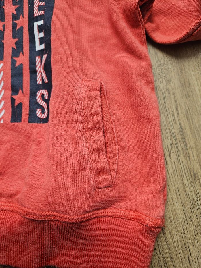 Sweat à capuche rouge Creeks 4 ans - photo numéro 4