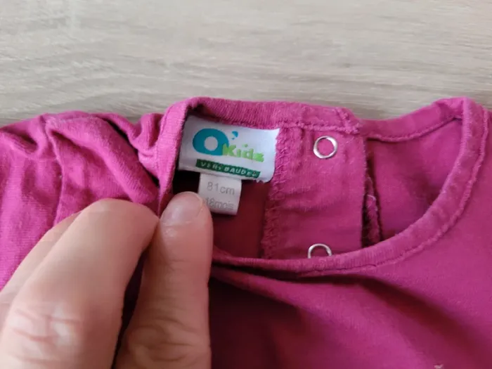 Lot de 3 tee-shirt fille en 18 mois - photo numéro 9