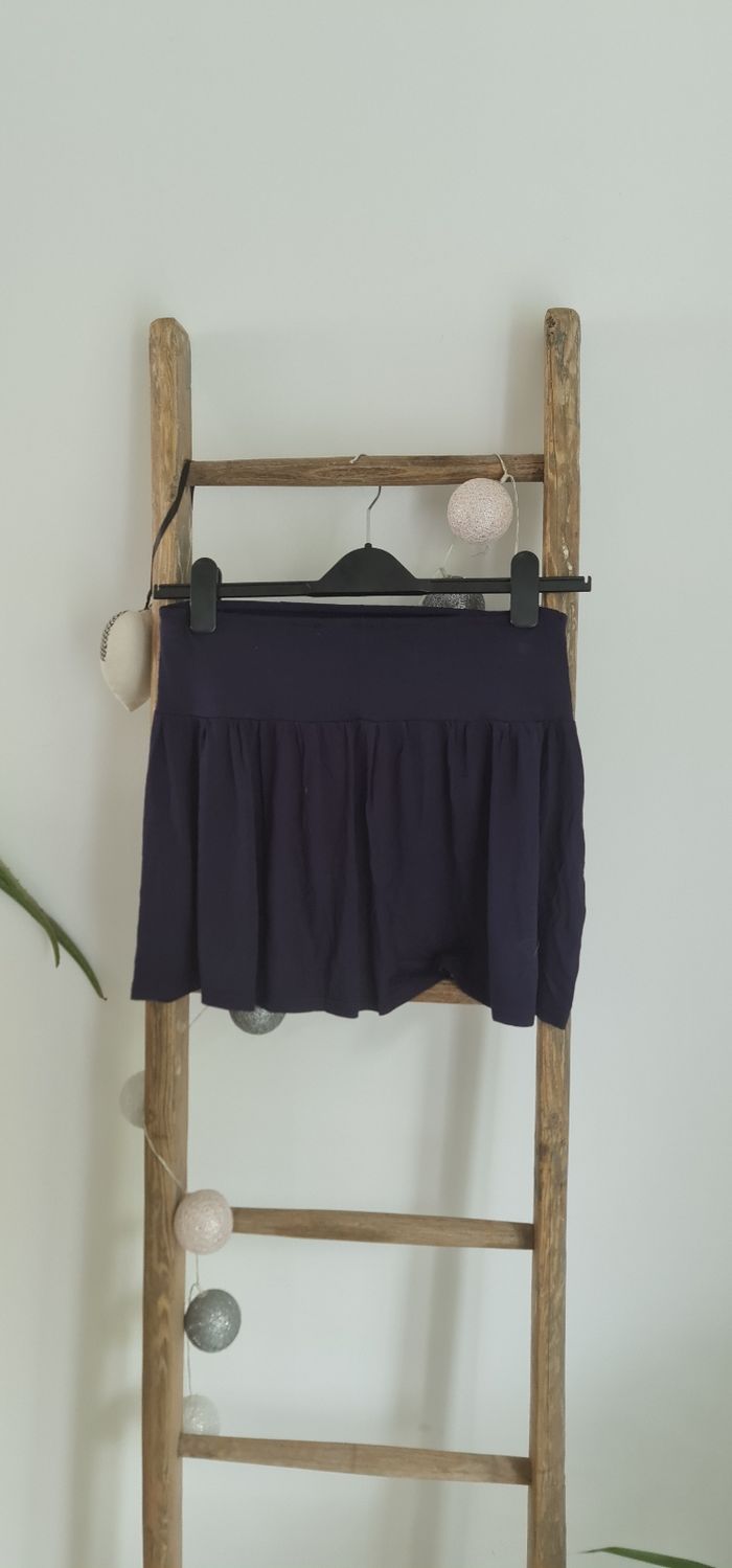 Jupe bleu marine Cache Cache taille 42 XL - photo numéro 2