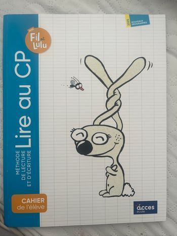 Lire au CP cahier scolaire access / lire avec Fil et Lulu