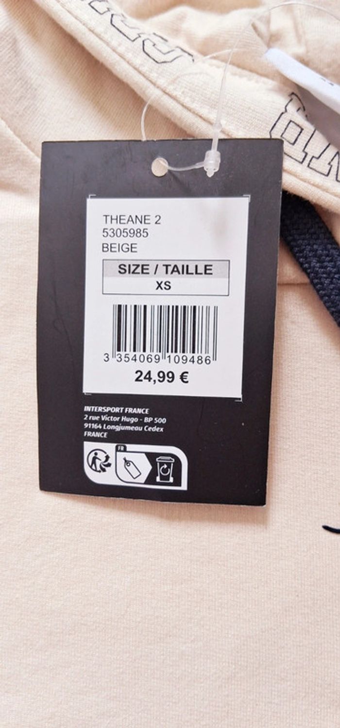 Sweat à capuche neuf femme taille xs - photo numéro 4