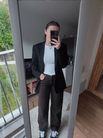 Blazer vintage oversize Zara noir