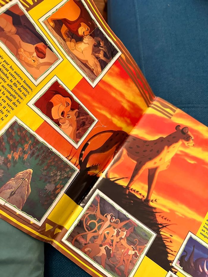 Album Panini ancien Disney Le Roi Lion complet stickers autocollants vintage - photo numéro 5