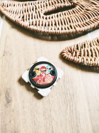 🌟 Power rangers ninja steel étoile ishiban badge en mousse blanche du ranger ninja storm