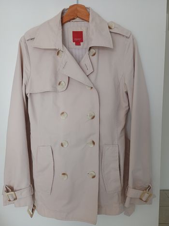 Trench coat court beige femme esprit taille m