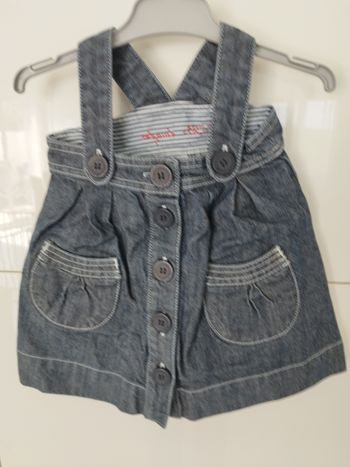 Robe jean taille 6 mois petit bateau 