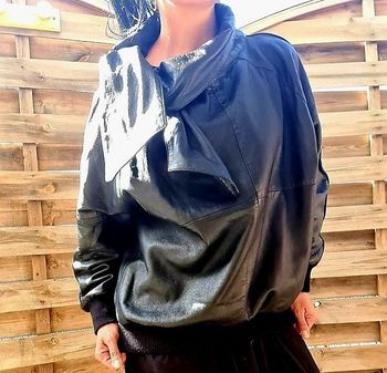 Rare haut cuir vintage Jean Jacques Dray