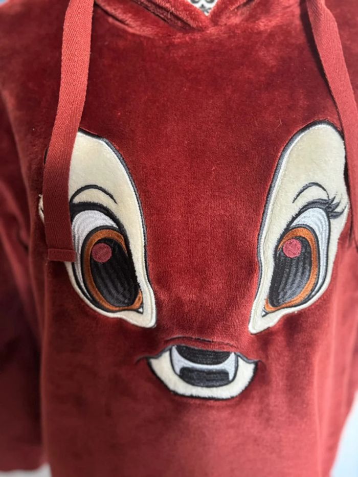 Sweat à capuche femme Bambi taille L - photo numéro 2