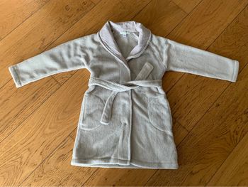 Robe de chambre taupe Vertbaudet taille 5 ans