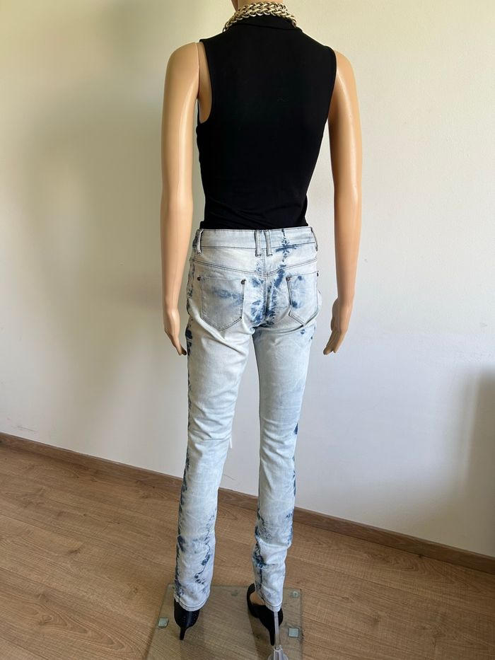 Jean bleu et bleu clair Zac & Zoé taille M bon état - photo numéro 6