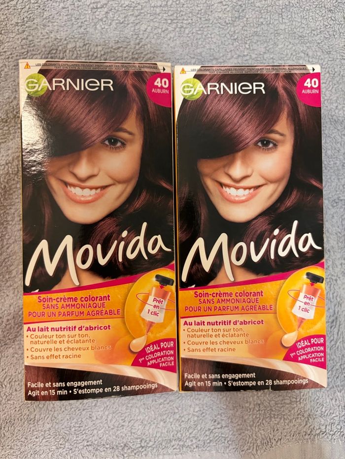 Garnier Movida – teinte 40 Auburn 🍑 - photo numéro 1