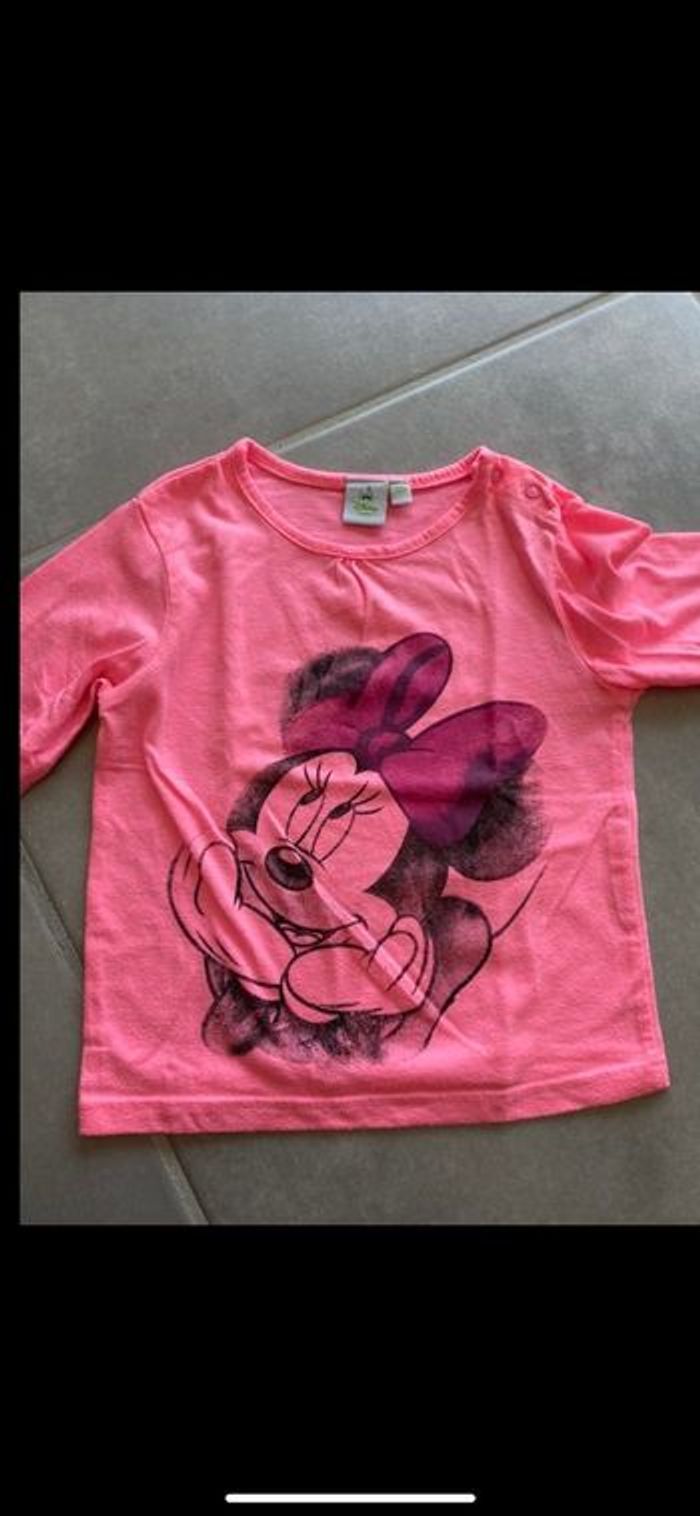 Teeshirt manches longues Minnie Taille 12 mois - photo numéro 4