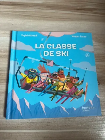livre hachette jeunesse la classe de ski