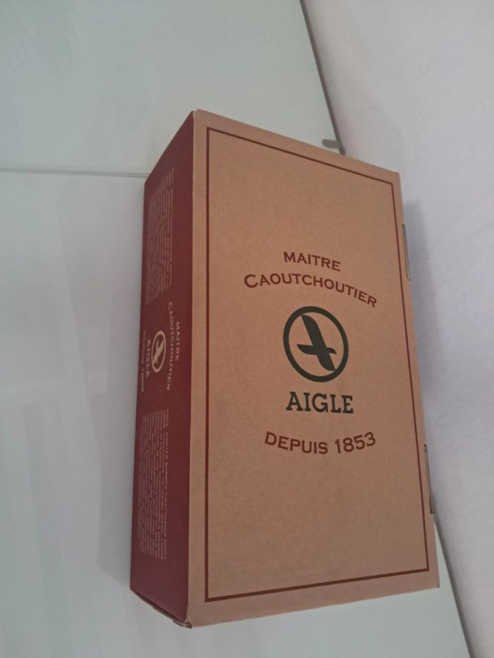 Aigle baskets été en toile beige P.41 neuves - photo numéro 12