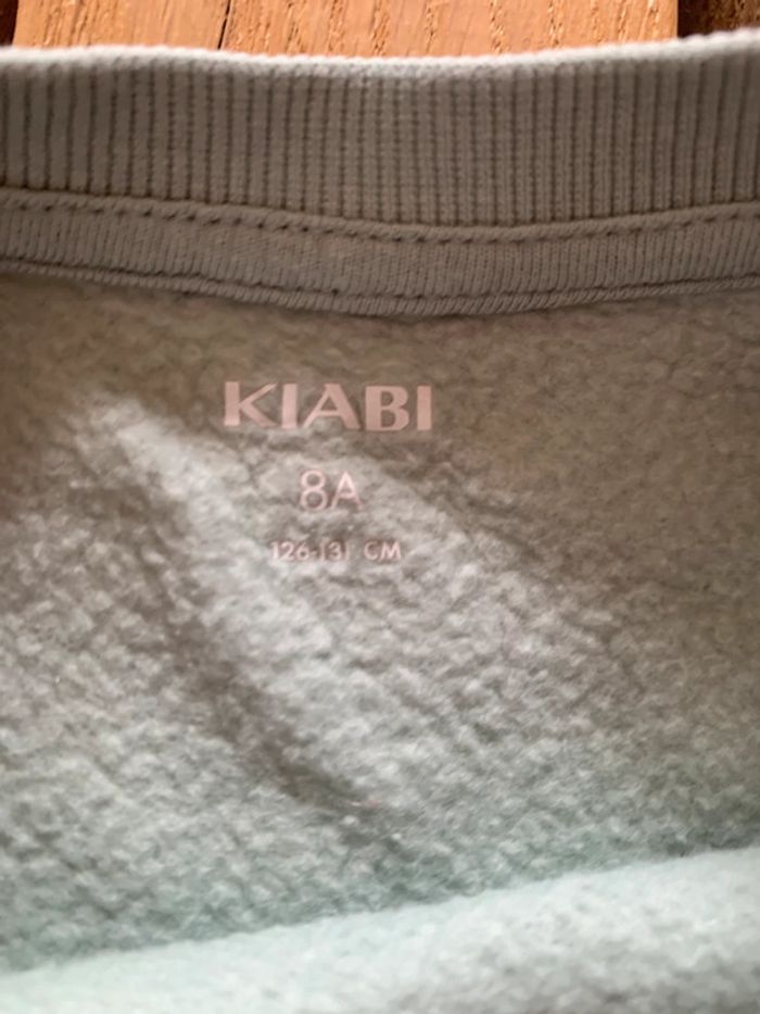 Pull ou sweat vert d’eau fille 8 ans (126/131) Kiabi - photo numéro 3