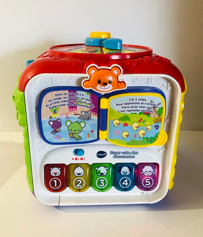 vtech super cube des découvertes multi-activités éveil bébé motricité fine trieur formes 9-36 mois lot SOP77