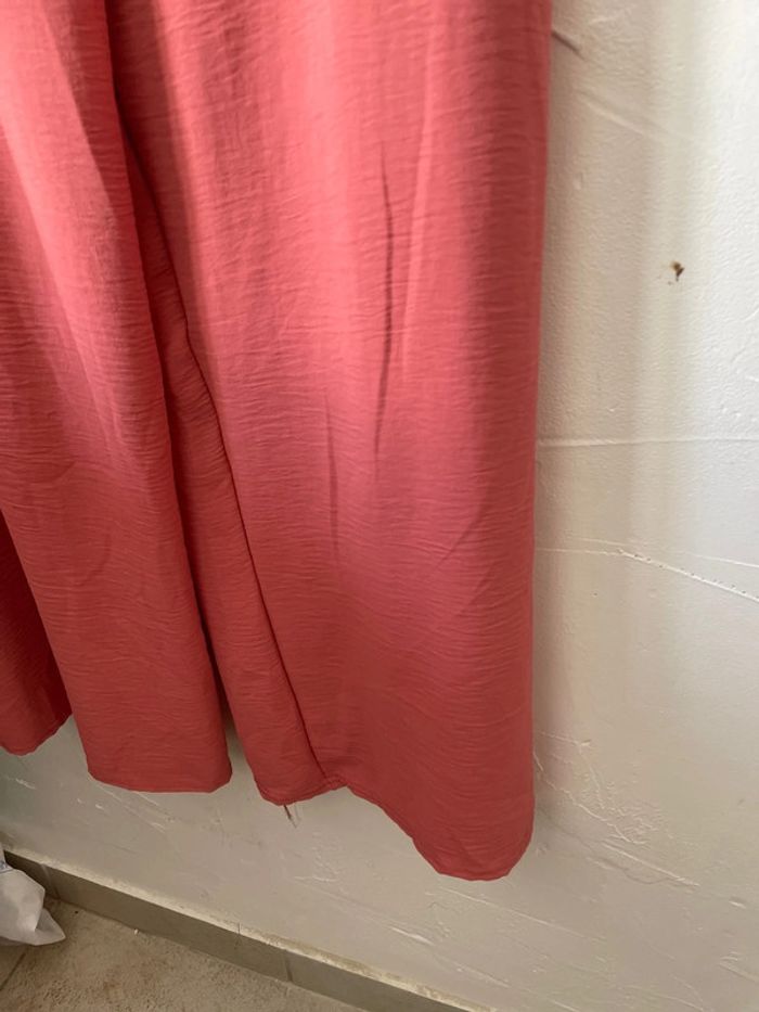 Pantalon en lin rose corail 710 - photo numéro 2