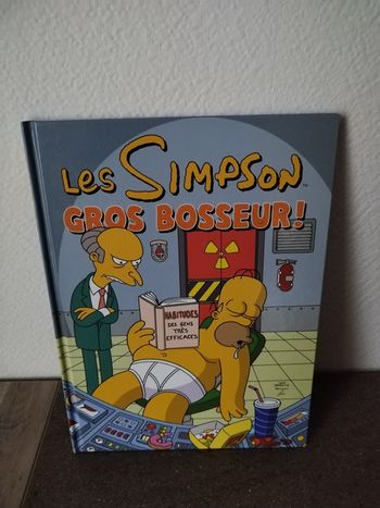 BD Les Simpson gros bosseur ! Neuf