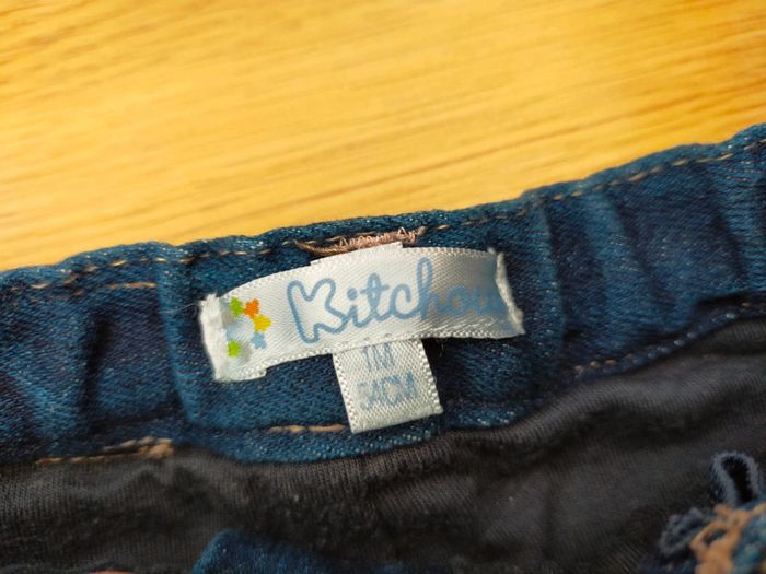 Jean rembourré taille 1 mois - photo numéro 4