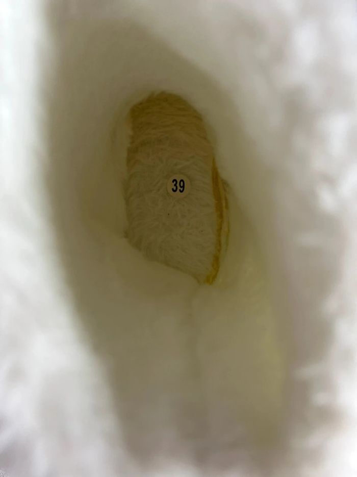 Chaussons blancs doux, pointure 39, Neuf avec étiquettes 💖 - photo numéro 7